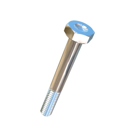 Grade 5, 1/4"-20 Structural Bolt, Titanium, 2 in L